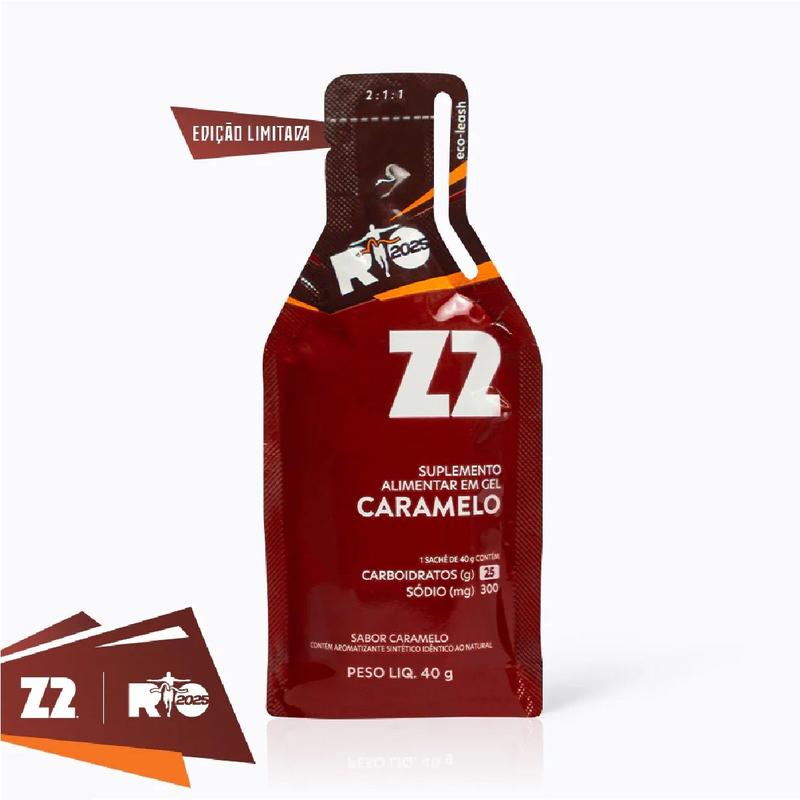 Caixa Energy Gel Z2 MDR Caramelo 10 Unidades - 400g - Z2 Foods